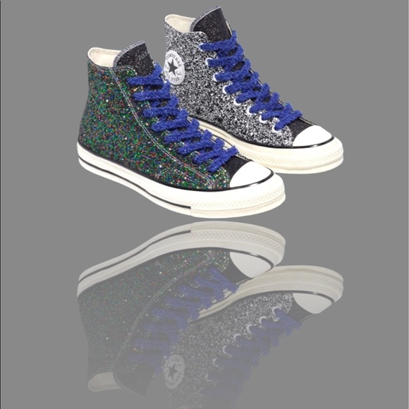 🆕LIMITED EDITION Converse X Glitter Color Block Sneaker - Picture 6 of 6
